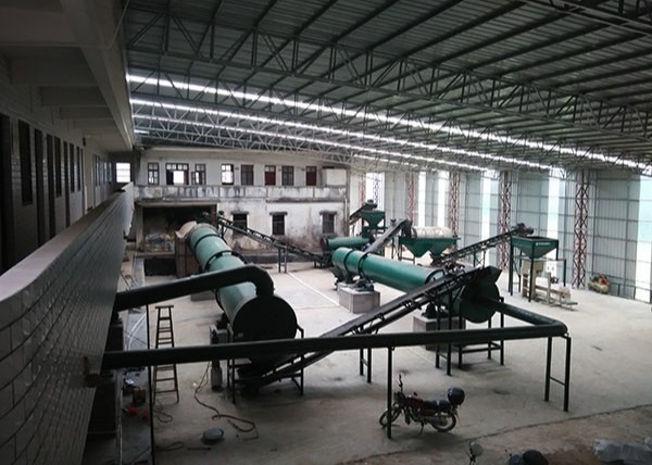 चिकन खाद जैविक उर्वरक उत्पादन लाइन 10t/H उर्वरक उत्पादन संयंत्र