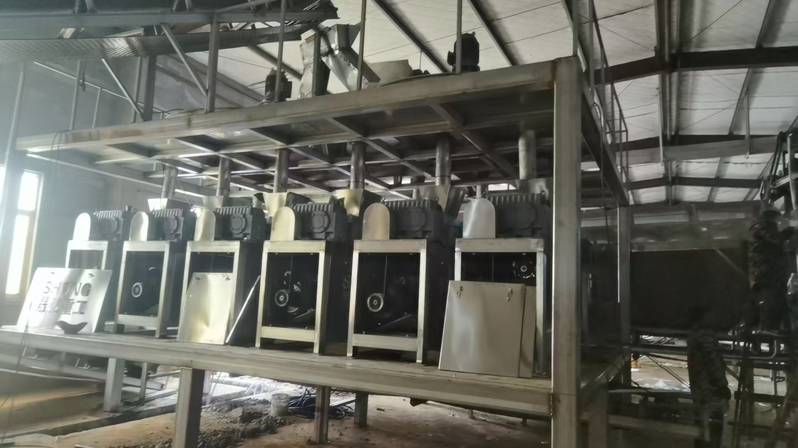 1 पीरियड एनपीके गुच्छेदार पट्टी के लिए उर्वरक उत्पादन लाइन 1-2 टन प्रति घंटे क्षमता