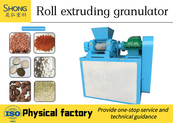 मिश्रित उर्वरक रोटर व्यास रोलर प्रेस Granulator के लिए Oblate Granules विनिर्माण उपकरण