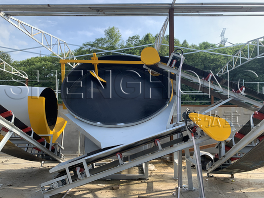 गाय के गोबर के लिए जैविक उर्वरक उत्पादन लाइन 3000-5000t प्रति वर्ष