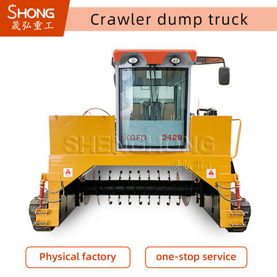 एगारिकस ब्रूनसेन्स उत्पादन के लिए कुशल किण्वन कम्पोस्ट टर्नर