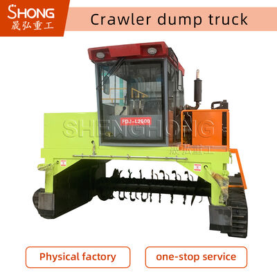 3.500*2.650*2.800 मिमी के आयाम और कुशल खाद बनाने के लिए 54-80 किलोवाट के लिफ्टिंग मोटर के साथ 3100 किलोग्राम किण्वन खाद उपकरण