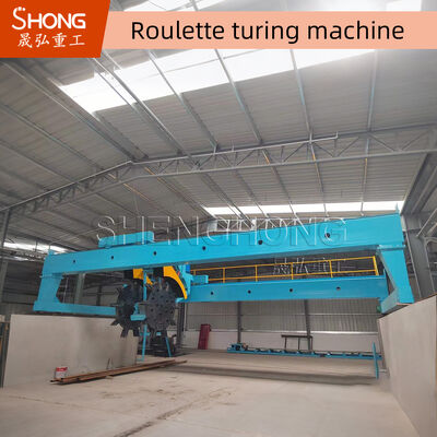 व्हील टाइप कंपोस्ट टर्नर - गहरी 1.6 मीटर ढेर, 12 मीटर चौड़ाई, उच्च दक्षता