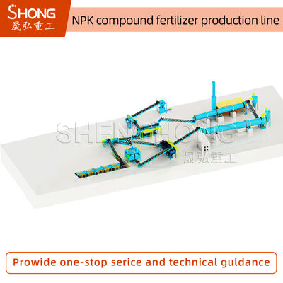 एनपीके उर्वरक उत्पादन लाइन/पीलेट विनिर्माण के लिए एनपीके उर्वरक संयंत्र