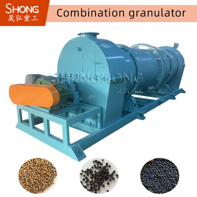 रोटरी ड्रम घुमावदार दांत कार्बनिक उर्वरक Granulator 3-5ton/hour