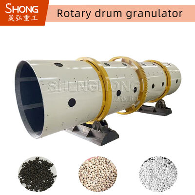 स्टेनलेस स्टील रोटरी ड्रम उर्वरक Granulator 3-5t/h 7.5KW