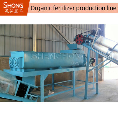 10TPH कार्बनिक उर्वरक उत्पादन लाइन गोदामों के लिए कार्बनिक उर्वरक granulator