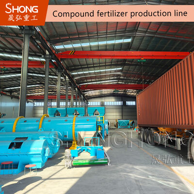 एनपीके मिश्रित उर्वरक के उत्पादन के लिए 12 टन/घंटा की क्षमता वाली उर्वरक दानेदार मशीन जिसमें गोलाकार 1-3 मिमी कण और 20%-48% एनपीके सामग्री समायोज्य है