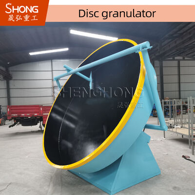 93% दानेदार दर के साथ उच्च दक्षता डिस्क ग्रेनुलेटर, कार्बन स्टील निर्माण और एंकर बोल्ट की आवश्यकता नहीं