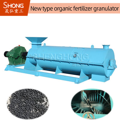 75kw चिकन खाद कार्बनिक उर्वरक Granulator 20%-40% आर्द्रता और 1-10 मिमी कण आकार के साथ