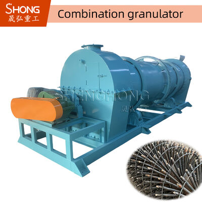 कार्बन स्टील उर्वरक ग्रेन्युलेटर मशीन जिसमें उच्च ग्रेन्युलेशन दर 80%-90% है और कार्बनिक उर्वरक उत्पादन के लिए कोई बांधने की आवश्यकता नहीं है